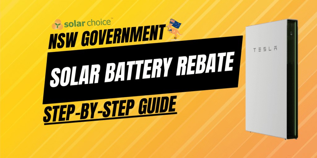 NSW GOVERNMENT SOLAR BATERY REBATE